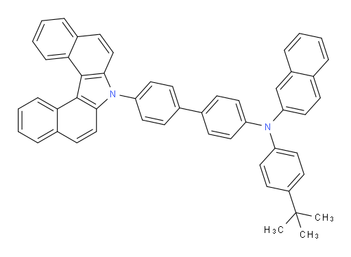 N-(4'-(7H-dibenzo[c,g]carbazol-7-yl)-[1,1'-biphenyl]-4-yl)-N-(4-(tert-butyl)phenyl)naphthalen-2-amine