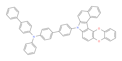 N-([1,1'-biphenyl]-4-yl)-4'-(7H-benzo[c]benzo[5,6][1,4]dioxino[2,3-g]carbazol-7-yl)-N-phenyl-[1,1'-biphenyl]-4-amine