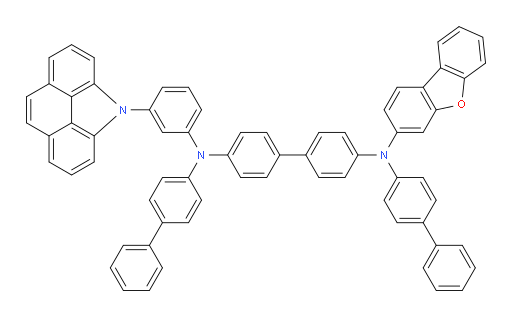 N4-(3-(4H-benzo[def]carbazol-4-yl)phenyl)-N4,N4'-di([1,1'-biphenyl]-4-yl)-N4'-(dibenzo[b,d]furan-3-yl)-[1,1'-biphenyl]-4,4'-diamine