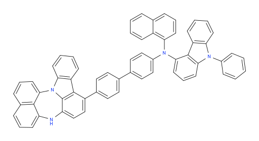 N-(4'-(4H-naphtho[1',8':5,6,7][1,4]diazepino[3,2,1-jk]carbazol-7-yl)-[1,1'-biphenyl]-4-yl)-N-(naphthalen-1-yl)-9-phenyl-9H-carbazol-4-amine
