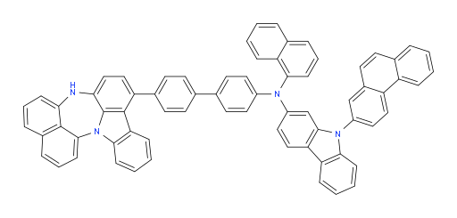 N-(4'-(4H-naphtho[1',8':5,6,7][1,4]diazepino[3,2,1-jk]carbazol-7-yl)-[1,1'-biphenyl]-4-yl)-N-(naphthalen-1-yl)-9-(phenanthren-2-yl)-9H-carbazol-2-amine
