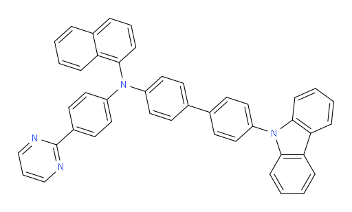 N-(4'-(9H-carbazol-9-yl)-[1,1'-biphenyl]-4-yl)-N-(4-(pyrimidin-2-yl)phenyl)naphthalen-1-amine