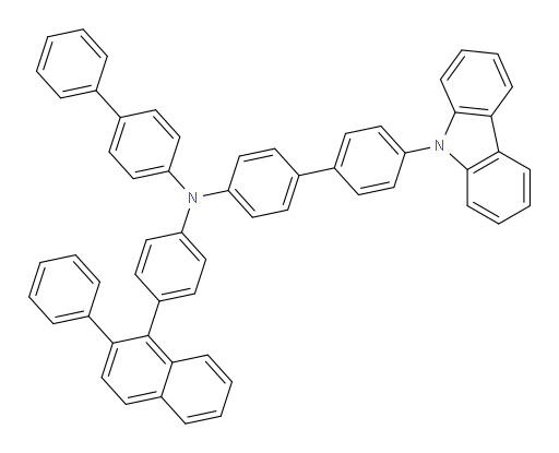 N-([1,1'-biphenyl]-4-yl)-4'-(9H-carbazol-9-yl)-N-(4-(2-phenylnaphthalen-1-yl)phenyl)-[1,1'-biphenyl]-4-amine