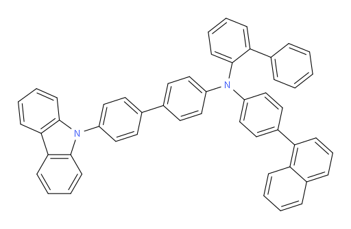 N-(4'-(9H-carbazol-9-yl)-[1,1'-biphenyl]-4-yl)-N-(4-(naphthalen-1-yl)phenyl)-[1,1'-biphenyl]-2-amine