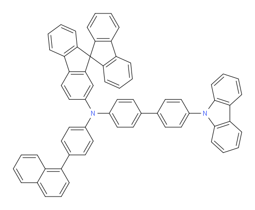 N-(4'-(9H-carbazol-9-yl)-[1,1'-biphenyl]-4-yl)-N-(4-(naphthalen-1-yl)phenyl)-9,9'-spirobi[fluoren]-2-amine