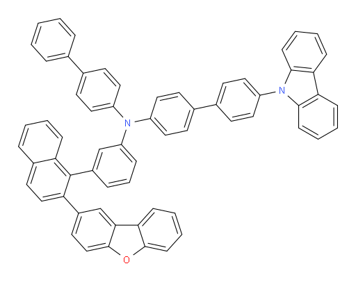 N-([1,1'-biphenyl]-4-yl)-4'-(9H-carbazol-9-yl)-N-(3-(2-(dibenzo[b,d]furan-2-yl)naphthalen-1-yl)phenyl)-[1,1'-biphenyl]-4-amine