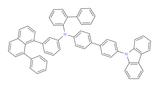 N-(4'-(9H-carbazol-9-yl)-[1,1'-biphenyl]-4-yl)-N-(3-(8-phenylnaphthalen-1-yl)phenyl)-[1,1'-biphenyl]-2-amine