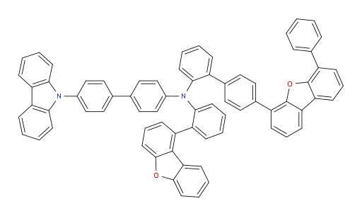 N-(4'-(9H-carbazol-9-yl)-[1,1'-biphenyl]-4-yl)-N-(2-(dibenzo[b,d]furan-1-yl)phenyl)-4'-(6-phenyldibenzo[b,d]furan-4-yl)-[1,1'-biphenyl]-2-amine