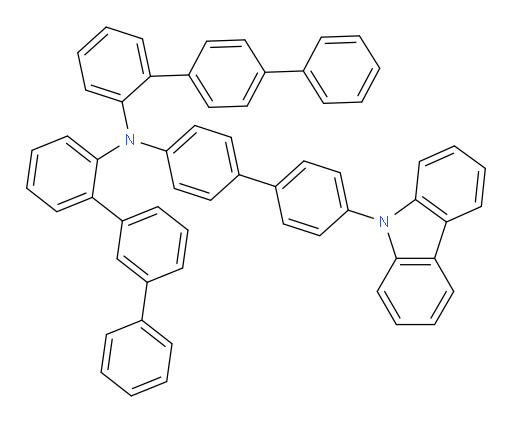 N-(4'-(9H-carbazol-9-yl)-[1,1'-biphenyl]-4-yl)-N-([1,1':4',1''-terphenyl]-2-yl)-[1,1':3',1''-terphenyl]-2-amine