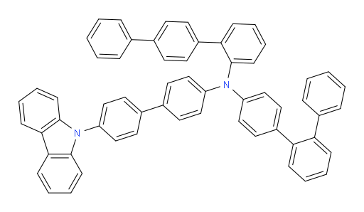 N-(4'-(9H-carbazol-9-yl)-[1,1'-biphenyl]-4-yl)-N-([1,1':4',1''-terphenyl]-2-yl)-[1,1':2',1''-terphenyl]-4-amine