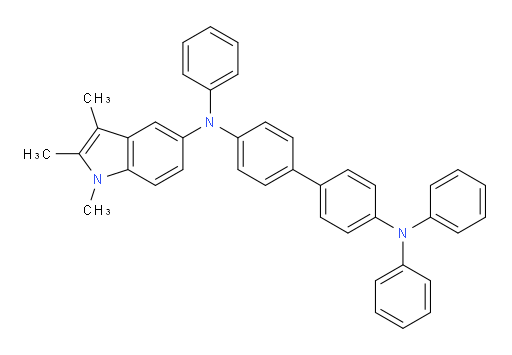 N4,N4,N4'-triphenyl-N4'-(1,2,3-trimethyl-1H-indol-5-yl)-[1,1'-biphenyl]-4,4'-diamine