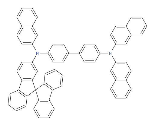 N4-(9,9'-spirobi[fluoren]-2-yl)-N4,N4',N4'-tri(naphthalen-2-yl)-[1,1'-biphenyl]-4,4'-diamine