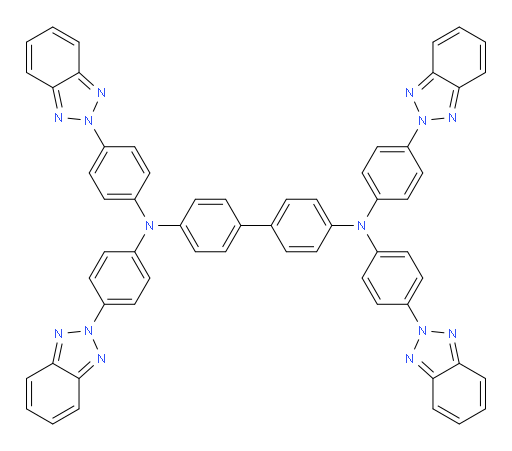N4,N4,N4',N4'-tetrakis(4-(2H-benzo[d][1,2,3]triazol-2-yl)phenyl)-[1,1'-biphenyl]-4,4'-diamine