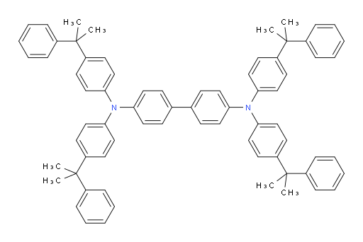 N4,N4,N4',N4'-tetrakis(4-(2-phenylpropan-2-yl)phenyl)-[1,1'-biphenyl]-4,4'-diamine