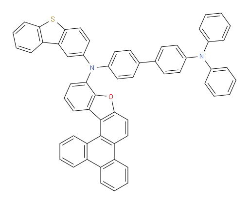 N4-(dibenzo[b,d]thiophen-2-yl)-N4',N4'-diphenyl-N4-(triphenyleno[2,1-b]benzofuran-8-yl)-[1,1'-biphenyl]-4,4'-diamine