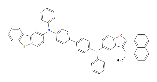 N4-(dibenzo[b,d]thiophen-2-yl)-N4'-(7-methyl-7H-benzo[de]benzofuro[3,2-b]quinolin-9-yl)-N4,N4'-diphenyl-[1,1'-biphenyl]-4,4'-diamine