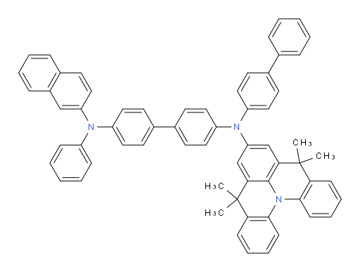 N4-([1,1'-biphenyl]-4-yl)-N4'-(naphthalen-2-yl)-N4'-phenyl-N4-(5,5,9,9-tetramethyl-5,9-dihydroquinolino[3,2,1-de]acridin-7-yl)-[1,1'-biphenyl]-4,4'-diamine