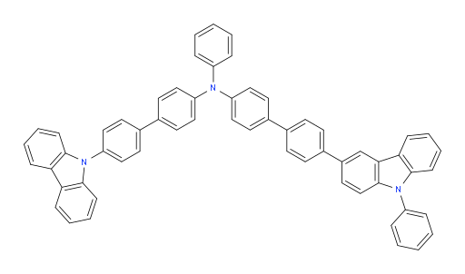 N-(4'-(9H-carbazol-9-yl)-[1,1'-biphenyl]-4-yl)-N-phenyl-4'-(9-phenyl-9H-carbazol-3-yl)-[1,1'-biphenyl]-4-amine