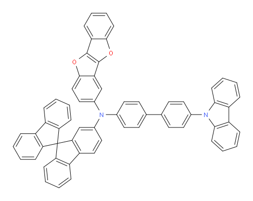 N-(9,9'-spirobi[fluoren]-2-yl)-N-(4'-(9H-carbazol-9-yl)-[1,1'-biphenyl]-4-yl)benzofuro[3,2-b]benzofuran-3-amine