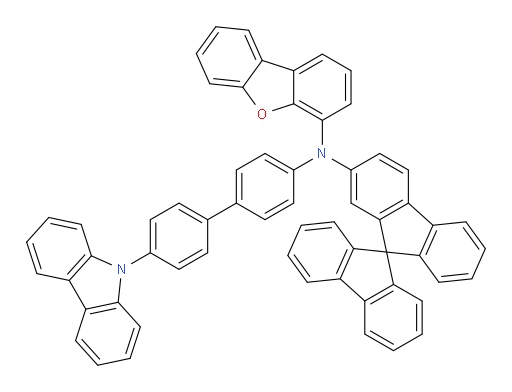 N-(9,9'-spirobi[fluoren]-2-yl)-N-(4'-(9H-carbazol-9-yl)-[1,1'-biphenyl]-4-yl)dibenzo[b,d]furan-4-amine