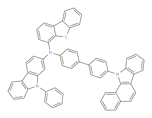 N-(4'-(11H-benzo[a]carbazol-11-yl)-[1,1'-biphenyl]-4-yl)-N-(dibenzo[b,d]thiophen-4-yl)-9-phenyl-9H-carbazol-2-amine