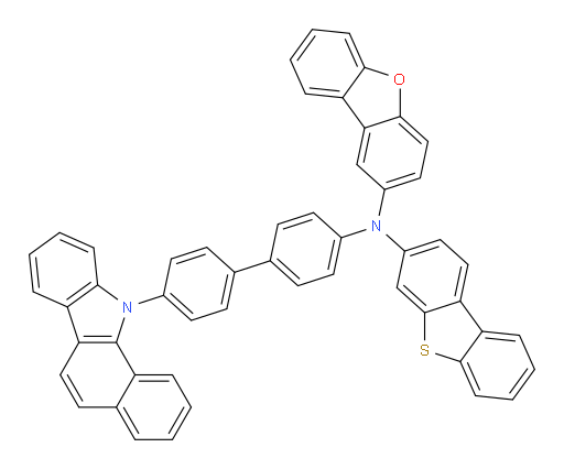 N-(4'-(11H-benzo[a]carbazol-11-yl)-[1,1'-biphenyl]-4-yl)-N-(dibenzo[b,d]thiophen-3-yl)dibenzo[b,d]furan-2-amine