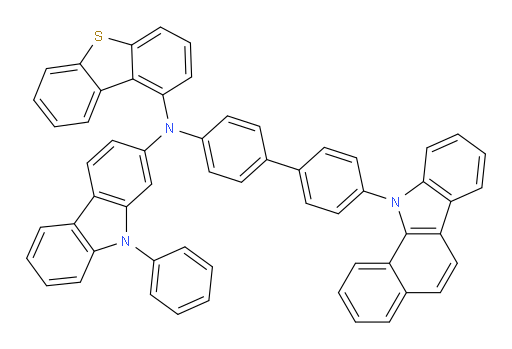 N-(4'-(11H-benzo[a]carbazol-11-yl)-[1,1'-biphenyl]-4-yl)-N-(dibenzo[b,d]thiophen-1-yl)-9-phenyl-9H-carbazol-2-amine