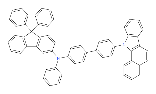 N-(4'-(11H-benzo[a]carbazol-11-yl)-[1,1'-biphenyl]-4-yl)-N,9,9-triphenyl-9H-fluoren-3-amine