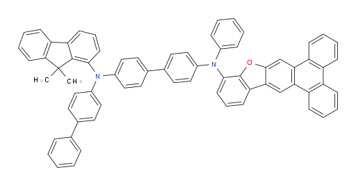 N4-([1,1'-biphenyl]-4-yl)-N4-(9,9-dimethyl-9H-fluoren-1-yl)-N4'-phenyl-N4'-(triphenyleno[2,3-b]benzofuran-11-yl)-[1,1'-biphenyl]-4,4'-diamine