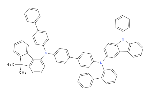 N4-([1,1'-biphenyl]-2-yl)-N4'-([1,1'-biphenyl]-4-yl)-N4'-(9,9-dimethyl-9H-fluoren-4-yl)-N4-(9-phenyl-9H-carbazol-3-yl)-[1,1'-biphenyl]-4,4'-diamine