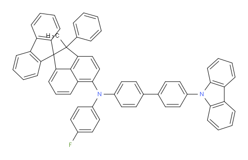 N-(4'-(9H-carbazol-9-yl)-[1,1'-biphenyl]-4-yl)-N-(4-fluorophenyl)-2-methyl-2-phenyl-2H-spiro[acenaphthylene-1,9'-fluoren]-5-amine