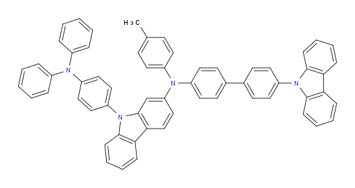 N-(4'-(9H-carbazol-9-yl)-[1,1'-biphenyl]-4-yl)-9-(4-(diphenylamino)phenyl)-N-(p-tolyl)-9H-carbazol-2-amine