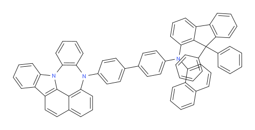 N-(4'-(4H-4,8b-diazaindeno[1,2,3-gh]pleiaden-4-yl)-[1,1'-biphenyl]-4-yl)-N-(naphthalen-1-yl)-9,9-diphenyl-9H-fluoren-1-amine