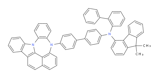 N-(4'-(4H-4,8b-diazaindeno[1,2,3-gh]pleiaden-4-yl)-[1,1'-biphenyl]-4-yl)-N-([1,1'-biphenyl]-2-yl)-9,9-dimethyl-9H-fluoren-4-amine