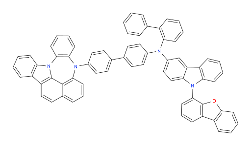 N-(4'-(4H-4,8b-diazaindeno[1,2,3-gh]pleiaden-4-yl)-[1,1'-biphenyl]-4-yl)-N-([1,1'-biphenyl]-2-yl)-9-(dibenzo[b,d]furan-4-yl)-9H-carbazol-3-amine