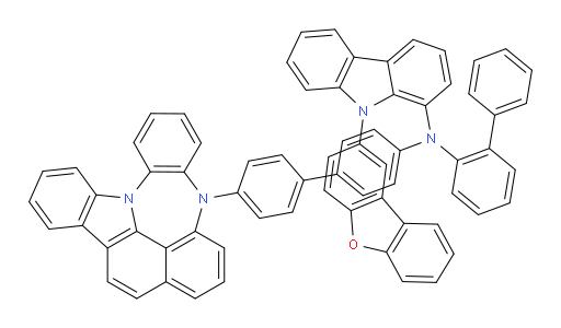 N-(4'-(4H-4,8b-diazaindeno[1,2,3-gh]pleiaden-4-yl)-[1,1'-biphenyl]-4-yl)-N-([1,1'-biphenyl]-2-yl)-9-(dibenzo[b,d]furan-2-yl)-9H-carbazol-1-amine