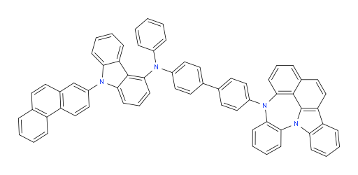 N-(4'-(4H-4,8b-diazaindeno[1,2,3-gh]pleiaden-4-yl)-[1,1'-biphenyl]-4-yl)-9-(phenanthren-2-yl)-N-phenyl-9H-carbazol-4-amine
