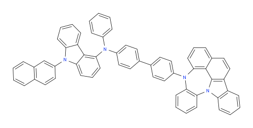 N-(4'-(4H-4,8b-diazaindeno[1,2,3-gh]pleiaden-4-yl)-[1,1'-biphenyl]-4-yl)-9-(naphthalen-2-yl)-N-phenyl-9H-carbazol-4-amine