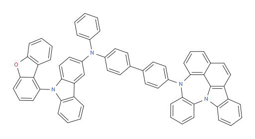 N-(4'-(4H-4,8b-diazaindeno[1,2,3-gh]pleiaden-4-yl)-[1,1'-biphenyl]-4-yl)-9-(dibenzo[b,d]furan-1-yl)-N-phenyl-9H-carbazol-3-amine