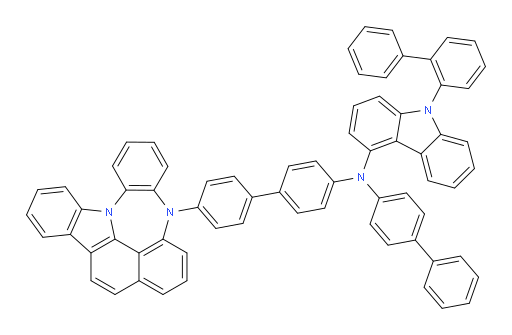 N-(4'-(4H-4,8b-diazaindeno[1,2,3-gh]pleiaden-4-yl)-[1,1'-biphenyl]-4-yl)-9-([1,1'-biphenyl]-2-yl)-N-([1,1'-biphenyl]-4-yl)-9H-carbazol-4-amine