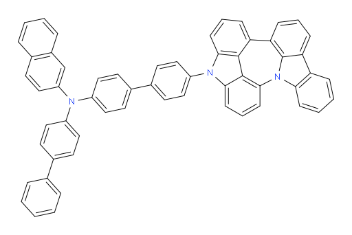 N-(4'-(1H-azepino[2,3,4,5-def:6,7,1-j'k']dicarbazol-1-yl)-[1,1'-biphenyl]-4-yl)-N-([1,1'-biphenyl]-4-yl)naphthalen-2-amine