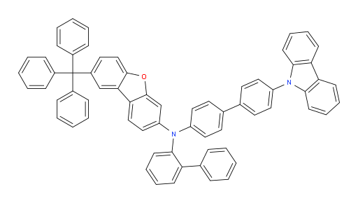 N-(4'-(9H-carbazol-9-yl)-[1,1'-biphenyl]-4-yl)-N-([1,1'-biphenyl]-2-yl)-8-trityldibenzo[b,d]furan-3-amine