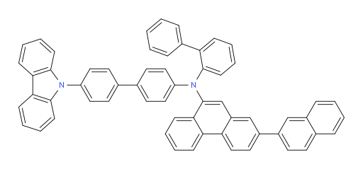 N-(4'-(9H-carbazol-9-yl)-[1,1'-biphenyl]-4-yl)-N-([1,1'-biphenyl]-2-yl)-2-(naphthalen-2-yl)phenanthren-9-amine