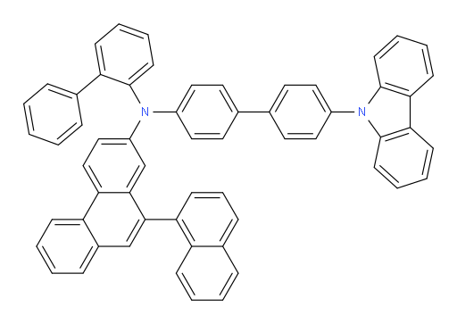 N-(4'-(9H-carbazol-9-yl)-[1,1'-biphenyl]-4-yl)-N-([1,1'-biphenyl]-2-yl)-10-(naphthalen-1-yl)phenanthren-2-amine