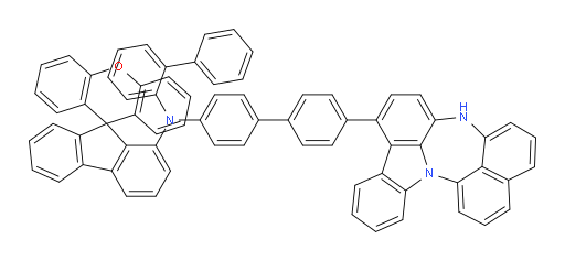 N-(4'-(4H-naphtho[1',8':5,6,7][1,4]diazepino[3,2,1-jk]carbazol-7-yl)-[1,1'-biphenyl]-4-yl)-N-([1,1'-biphenyl]-2-yl)spiro[fluorene-9,9'-xanthen]-1-amine