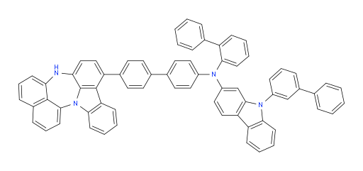 N-(4'-(4H-naphtho[1',8':5,6,7][1,4]diazepino[3,2,1-jk]carbazol-7-yl)-[1,1'-biphenyl]-4-yl)-N-([1,1'-biphenyl]-2-yl)-9-([1,1'-biphenyl]-3-yl)-9H-carbazol-2-amine