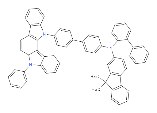N-([1,1'-biphenyl]-2-yl)-9,9-dimethyl-N-(4'-(5-phenyl-5,5a-dihydroindolo[3,2-a]carbazol-12(1H)-yl)-[1,1'-biphenyl]-4-yl)-9H-fluoren-2-amine