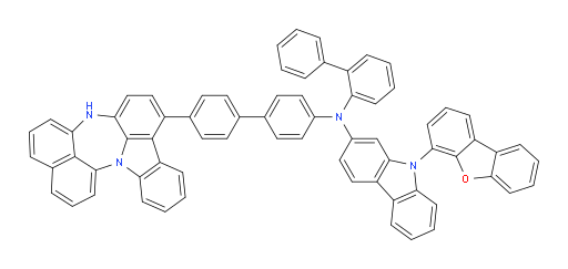 N-(4'-(4H-naphtho[1',8':5,6,7][1,4]diazepino[3,2,1-jk]carbazol-7-yl)-[1,1'-biphenyl]-4-yl)-N-([1,1'-biphenyl]-2-yl)-9-(dibenzo[b,d]furan-4-yl)-9H-carbazol-2-amine