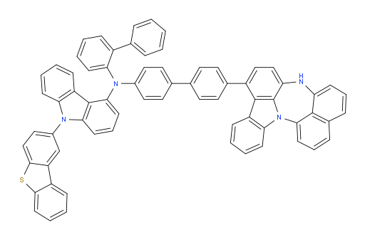N-(4'-(4H-naphtho[1',8':5,6,7][1,4]diazepino[3,2,1-jk]carbazol-7-yl)-[1,1'-biphenyl]-4-yl)-N-([1,1'-biphenyl]-2-yl)-9-(dibenzo[b,d]thiophen-2-yl)-9H-carbazol-4-amine