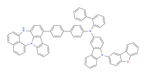 N-(4'-(4H-naphtho[1',8':5,6,7][1,4]diazepino[3,2,1-jk]carbazol-7-yl)-[1,1'-biphenyl]-4-yl)-N-([1,1'-biphenyl]-2-yl)-9-(dibenzo[b,d]furan-2-yl)-9H-carbazol-3-amine